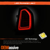 For 15-23 Chrysler 300 LED Tail Lights Rear Lamp Smoked Red Lens Passenger Side