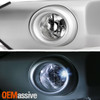 For 2007-2014 Toyota FJ Cruiser Chrome Fog Lights Pair w/Switch+Wiring Harnesses