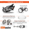 For 2015-2016 Nissan Murano [LED DRL Running] Projector Chrome Headlight Driver