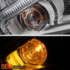 For 2015-2016 Nissan Murano [LED DRL Running] Projector Chrome Headlights Pair