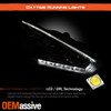 For 2015-2016 Nissan Murano LED DRL Running Projector Chrome Headlight Passenger