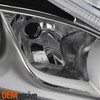 For 2015-2016 Nissan Murano LED DRL Running Projector Chrome Headlight Passenger