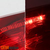 For 2010-2016 Cadillac SRX LED Running Reverse Chrome Red Clear Tail Lights Pair