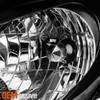 For 2012-2014 Nissan Versa Sedan [Halogen Type] Black Headlights Pair Left+Right