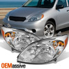 For 2003-2008 Toyota Matrix Base XR XRS Headlights Pair Replacement Left+Right