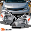 Fits 2007-2012 Versa Headlights Headlamps Replacement Left+Right 07 08 09 10 12