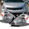 Fits 2007-2012 Versa Headlights Headlamps Replacement Left+Right 07 08 09 10 12