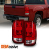 Fit 07-13 GMC Sierra 1500 2500 3500HD Fleetside Bed Tail Light Lamp Replacement