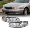 Fit 97-05 Buick Century/Regal Replacement Headlights Headlamps L+R 1997-2005