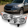 Fits 2009 2010 2011 2012 Chevy Traverse Headlights Lamps Left+Right 09 10 11 12