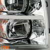 Fits 07-14 Silverado Headlight Headlamps Lights Aftermarket 2007-2014 Left+Right
