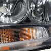 Fits 08-14 Dodge Avenger Black Headlights Headlamps Light Left + Right 2008-2014
