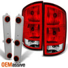 Fit 02-06 Dodge Ram Pickup Red Clear Taillights Replacement  With Circuit Board