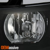 Fit 07-13 Chevy Silverado Replacement Black Headlights Headlamps L+R