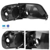 Fit 1997-2003 Ford F150 | 97-02 Expedition Black Bezel Headlights + Corner Light