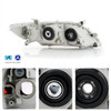 Fits 2007-2009 Toyota Camry Sedan [Halogen Type] Black Projector Headlights Pair