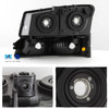 Fits 2003-2006 Silverado 03 04 05 06 Avalanche Smoked Headlights+Bumper Signal