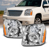 Fits 07-14 Yukon/Yukon XL Denali Headlights Lamps Pair 2007-2014 Left+Right