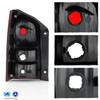 For 2005-2012 Nissan Pathfinder Red Clear Tail Lights Brake Lamp Pair Left+Right