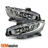 For 16-21 Honda Civic DX EX EX-L EX-T LX LX-P Projector Headlights 2016-2021