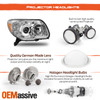Fits 06-09 Toyota 4Runner Headlight Headlamps Replacement Left+Right 2006-2009