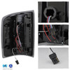 For 14-18 GMC Sierra 1500 2500HD 3500HD [C-Tube] LED Black Smoke Tail Light Pair