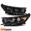 For 2017-2019 Toyota Hightlander LE / XLE Halogen Black Headlights w/Non LED DRL