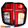 For 2021-2024 Chevy Suburban|Tahoe Halogen Black Tail Lights Pair w/ LED Running