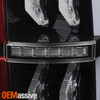 For 2007-2008 Dodge Ram 1500 07-09 2500 3500 LED Black Clear Tail Lights Pair