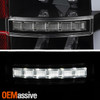 For 2007-2008 Dodge Ram 1500 07-09 2500 3500 LED Black Clear Tail Lights Pair