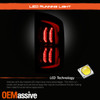For 2007-2008 Dodge Ram 1500 07-09 2500 3500 LED Black Smoked Tail Lights Pair