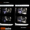 For 20-23 Chevy Silverado 2500HD [Halogen Model] Sequential Projector Headlights