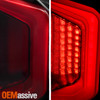 For 2019-2024 Chevy Silverado 1500 2500HD LED Tube DRL Black Smoked Tail Lights