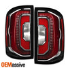 For 2016-2018 GMC Sierra 1500 LED Running Turn Signal Chrome Tail Lights Pair