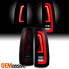 For Chevy/GMC C1500/K1500 Surburban/Tahoe Yukon Blazer LED Tail Lights Blk Smoke