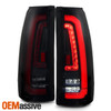 For Chevy/GMC C1500/K1500 Surburban/Tahoe Yukon Blazer LED Tail Lights Blk Smoke