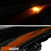 For 2020-2024 Toyota Highlander XSE Projector Black Headlights Pair w/ LED DRL