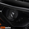For 2020-2024 Toyota Highlander XSE Projector Black HeadLamp Passenger w/LED DRL