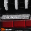 For 2010-2022 Toyota 4Runner LED Tube w/Sequential Turn Signal Black Tail Lights