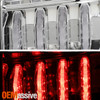 For 2010-2022 Toyota 4Runner LED Tube w/Sequential Turn Signal Chrome Tail Light