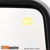 For 19-23 Chevy Silverado 2500HD/3500HD Sierra Towing Mirror Power Heated Black