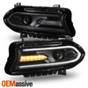 For 2015-2021 Dodge Charger HID Xenon w/ LED DRL Projector Headlights Headlamp