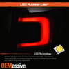 For 17-19 GMC Acadia LED Tail Lights [w/ All Terrain Pkg] Outer Pair Clear Lens