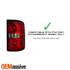 For 2014-2018 GMC Sierra 1500 [Incandescent Upgrade] DENALI Style LED Tail Light