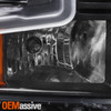 For 2022-2024 Chevy Silverado 1500 [Halogen Type] Black HeadLamp Passenger Right