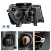 For 2014-2015 Chevy Camaro LS LT SS HID Projector Black Headlight w/LED DRL Pair