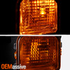 For 2006-2010 Hummer H3 SUV 2009-2010 H3T Truck Black Headlights Pair Left+Right