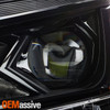 For 2023-2024 Nissan Altima LED w/ DRL Projector Headlight Black Replacement Set