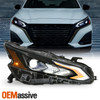 For 2023-2024 Nissan Altima LED w/ DRL Projector Headlight Black Passenger Side