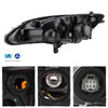 For 2011-2014 Chrysler 200 Halogen Projector Black HeadLamp Passenger w/ LED DRL